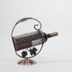 Basket Metal Wine Stand