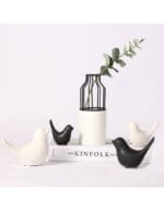 Ceramic 4 birds + vase - Image 2