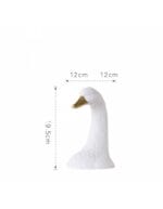 Ceramic statue swan HP432
