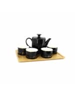 Pot & Cups Set 16829-10 Black
