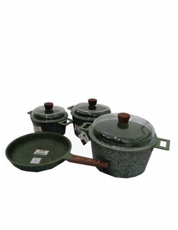 Dark green pot set