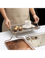 Silver serving tray Y-007