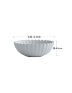 White dinner bowl SE-063