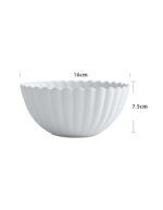 White dinner bowl SE-064 - Image 2