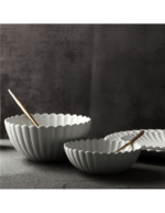 White dinner bowl SE-064