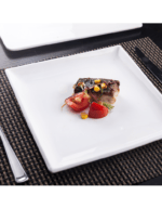 White square dinner plate SE-218 - Image 2