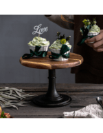 Wood cake stand WO-02 - Image 4