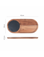 Wood serving tray SE-028