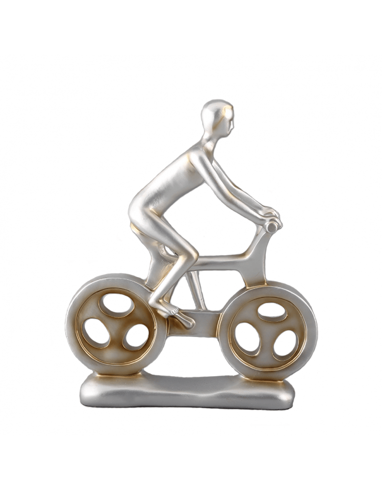 bicycle-men-statue.png Bicycle statue G573 - Image 1