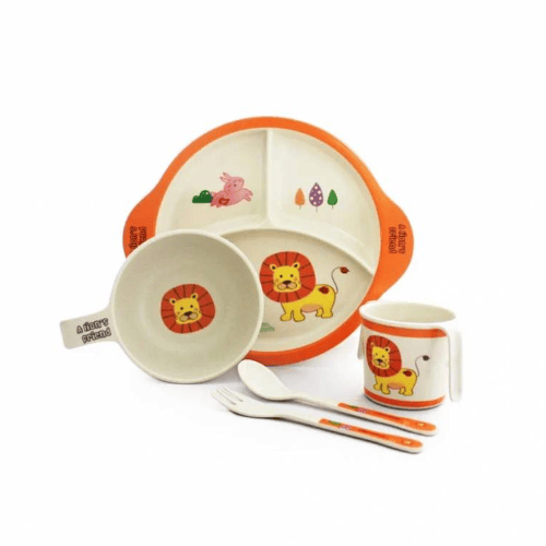Untitled design Kids bamboo dinner set A003 - Image 1