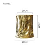 Decorative Vase DP057-1045-2L Gold - Image 2