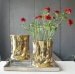 Decorative Vase DP057-1045-2L Gold