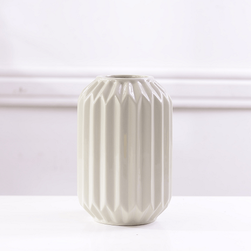 600000004831 Ceramic Vase H17039-3M White - Image 1