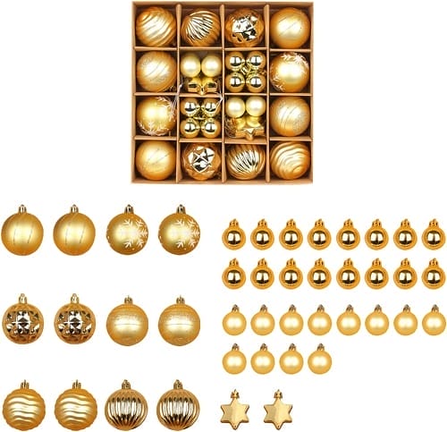 600000004847 Christmas ball 052404-4 Gold - Image 1