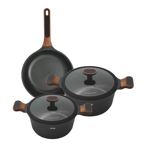 600000004882 DSP Cookware Set CA009-S01-Black - Image 1