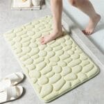 Light green Cobblestone Foam bathmat 1404-4