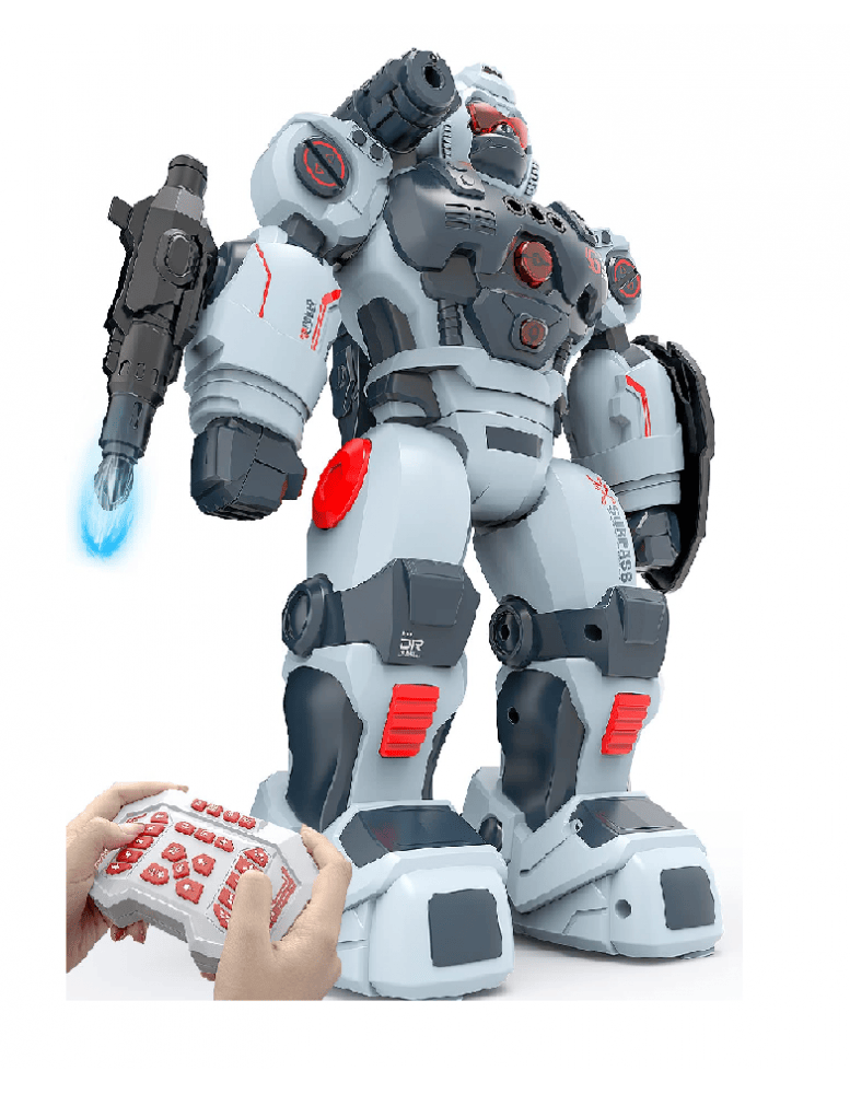 toylefun-defender-robot-grey.png ToyleFun Defender RObot grey - Image 1
