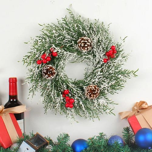Untitled Christmas Wreath H1-13 - Image 1