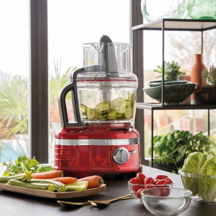 KitchenAid Artisan Food Processor 4L, 650W Red + Free Betty Crocker Baking Set - Image 20