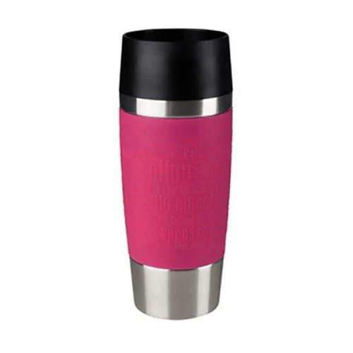 K3087114 Tefal Travel Mug 0.36L Raspberry Silver - Image 1
