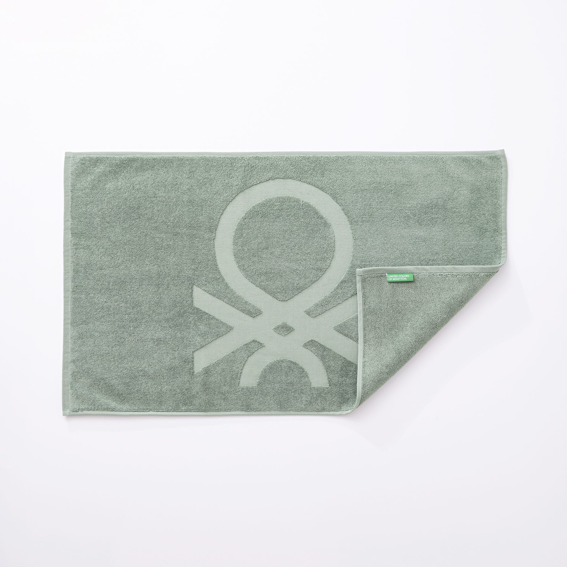 Benetton BATHMAT EMBOSSED LOGO White
