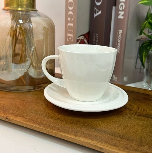 Untitled Porcelain Coffee Cup With Saucer 6pcs C2 - Image 1