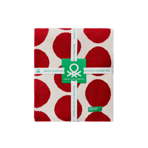 Benetton BATHMAT Red DOTS
