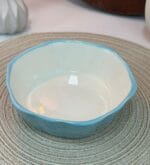 Porcelain Crackers Bowl Blue Set Of 6pcs
