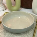 Porcelain Serving Bowl Light Grey Set Of 6pcs