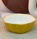 Porcelain Crackers Bowl Yellow Set Of 6pcs - Image 2