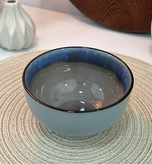 Untitled Porcelain Bowl Blue Set Of 6pcs - Image 1