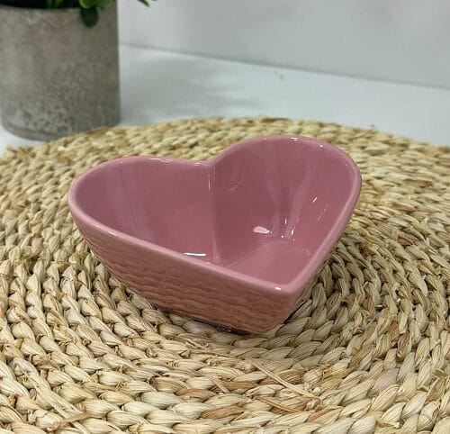 Untitled Porcelain Pink Heart Bowl Set of 6pcs - Image 1