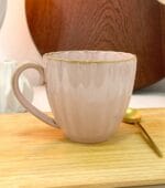 Porcelain Mug Pink Shell Shape