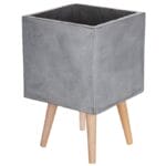 Cement Flower Pot Square Without Plant